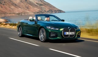 2020 BMW 4 Series Convertible driving