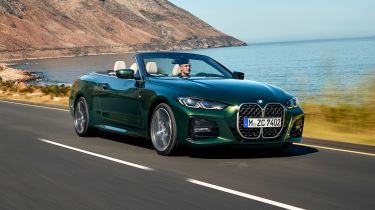 2020 BMW 4 Series Convertible driving