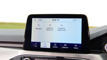 Ford Kuga phone connection screen