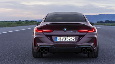 BMW M8 Gran Coupe rear view