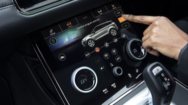 Range Rover Evoque P300e touchscreen