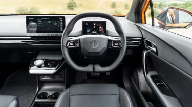 MG4 hatchback UK interior