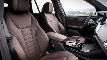 BMW X3 SUV front seats
