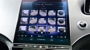 Mercedes EQE 350+ touchscreen