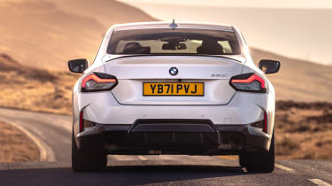 2022 BMW 2 Series Coupe rear end