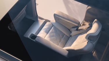 Volvo EM90 seat close up