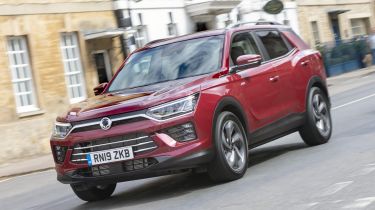 SsangYong Korando driving