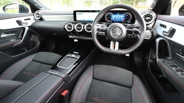Mercedes CLA steering front seats