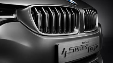BMW 4 Series Coupe 2013 grille detail