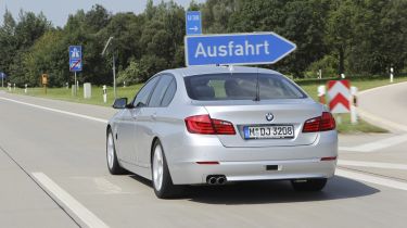 BMW 5 Series driving in Germany
