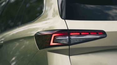 Skoda Superb Estate rear closeup