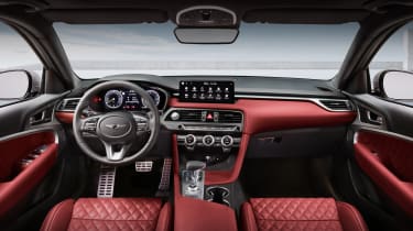 2021 Genesis G70 Shooting Brake - interior and dashboard 