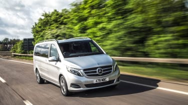 The Mercedes V-Class is a seven-seater people carrier that’s based on the Vito van