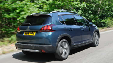 Facelifted, it wears Peugeot&#039;s distinctive SUV look at the front, and follows hatchback styling cues at the rear