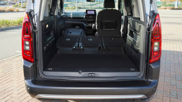 Citroen e-Berlingo MPV boot seats folded