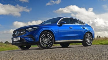 Mercedes GLC Coupe UK front 3/4 static