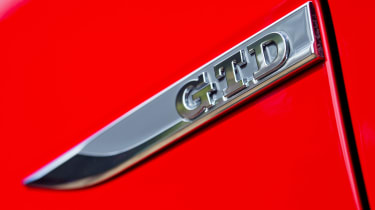 The GTD badging is very subtle, consisting small chrome emblems on each side of the car