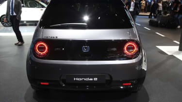 Honda e production version - rear view at Frankfurt