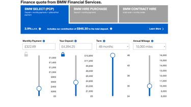 BMW finance calculator