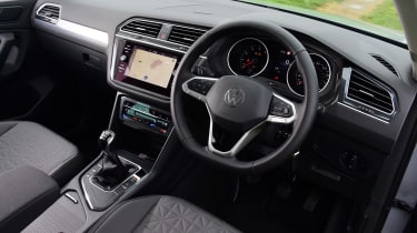 Volkswagen Tiguan SUV steering wheel