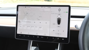 Tesla Model 3 touchscreen