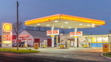 petrol station