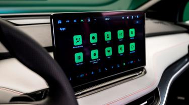 Skoda Elroq infotainment screen