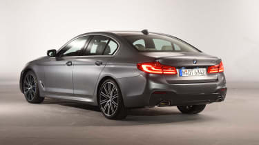 While most models come with 18 or 19-inch alloy wheels, note the 520d has 17-inch alloys