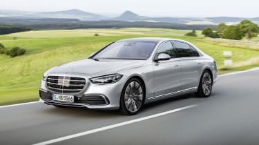 2020 Mercedes S-Class - front 3/4 dynamic 