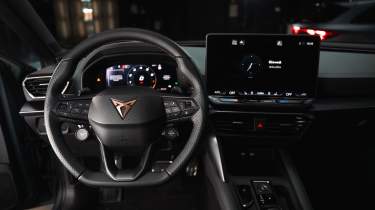 Cupra Leon 2024 steering wheel