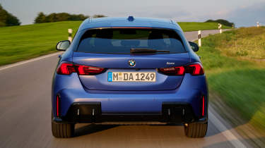 BMW 1 Series facelift rear driving