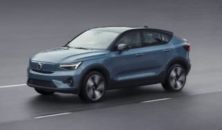 2021 Volvo C40 Recharge - front 3/4 moving 
