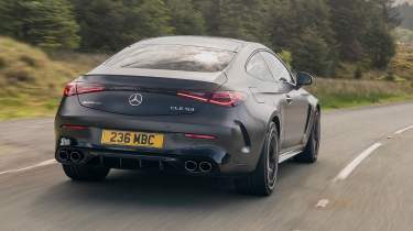 Mercedes-AMG CLE 53 UK drive rear quarter