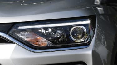 SsangYong Korando SUV headlights