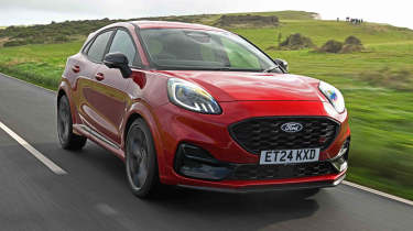 Ford Puma ST facelift front quarter