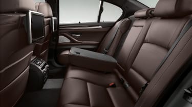 BMW 5 Series 2013 saloon rear seats