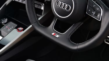 Audi S3 Sportback steering wheel