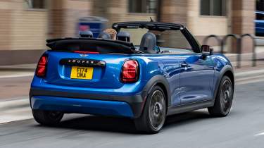 MINI Cooper Convertible rear quarter dynamic