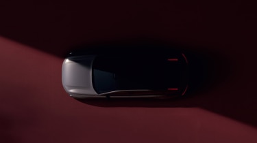 Volvo ES90 teaser above