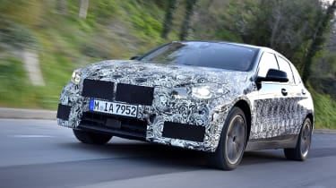 2019 BMW 1 Series pre-production driving