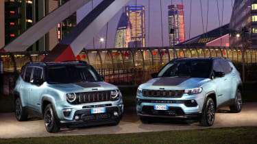 Jeep Renegade and Compass e-Hybrid models