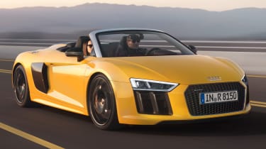 With no roof and a glorious non-turbo 5.2-litre V10 in the back, the new Audi R8 Spyder should sound epic 