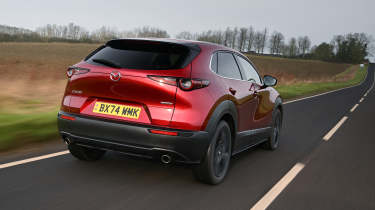 Mazda CX-30 rear quarter driving