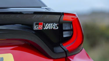 Toyota GR Yaris hatchback rear badges