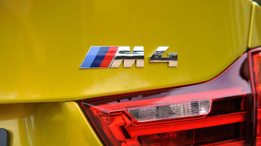 BMW M4 coupe 2014 badge