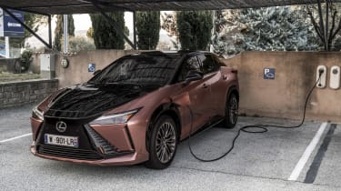 Lexus RZ SUV charging