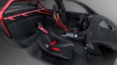 Alfa Romeo Giulia GTAm interior design