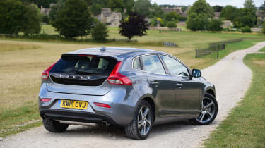 The V40 isn&#039;t the sharpest car in its class, but can still entertain behind the wheel...