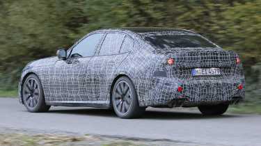 2026 BMW 3 Series spy shot rear quarter