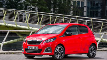 The Peugeot 108 offers a choice of 1.0- and 1.2-litre petrol engines